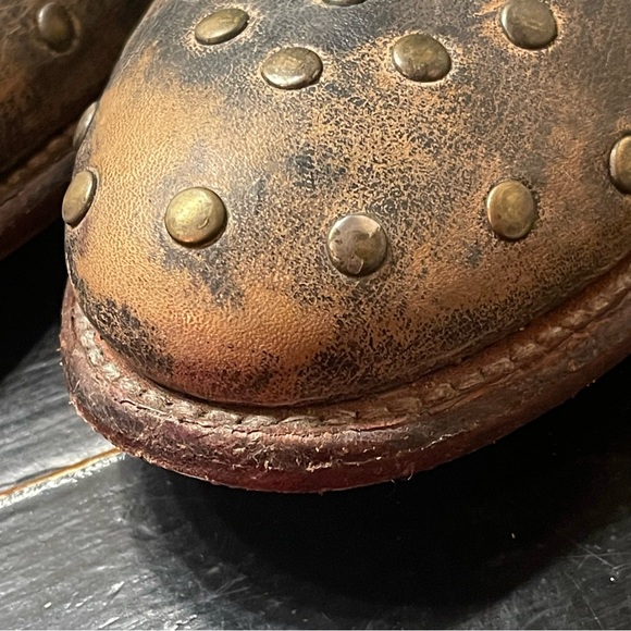 Bed Stu Cobbler Series Women’s Starling Distressed Studded Ankle Boots sz 9.5 - Picture 7 of 12